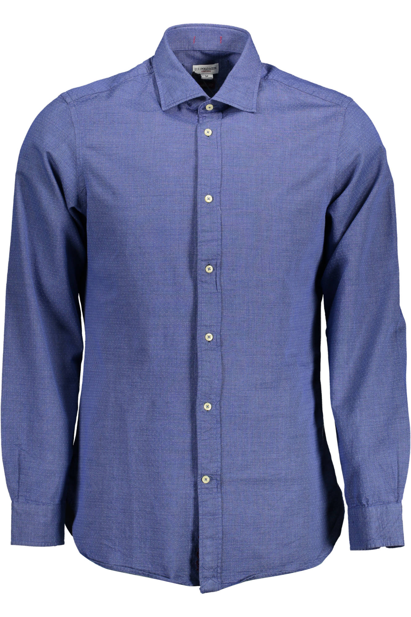 US POLO SHIRT LONG SLEEVE MEN BLUE
