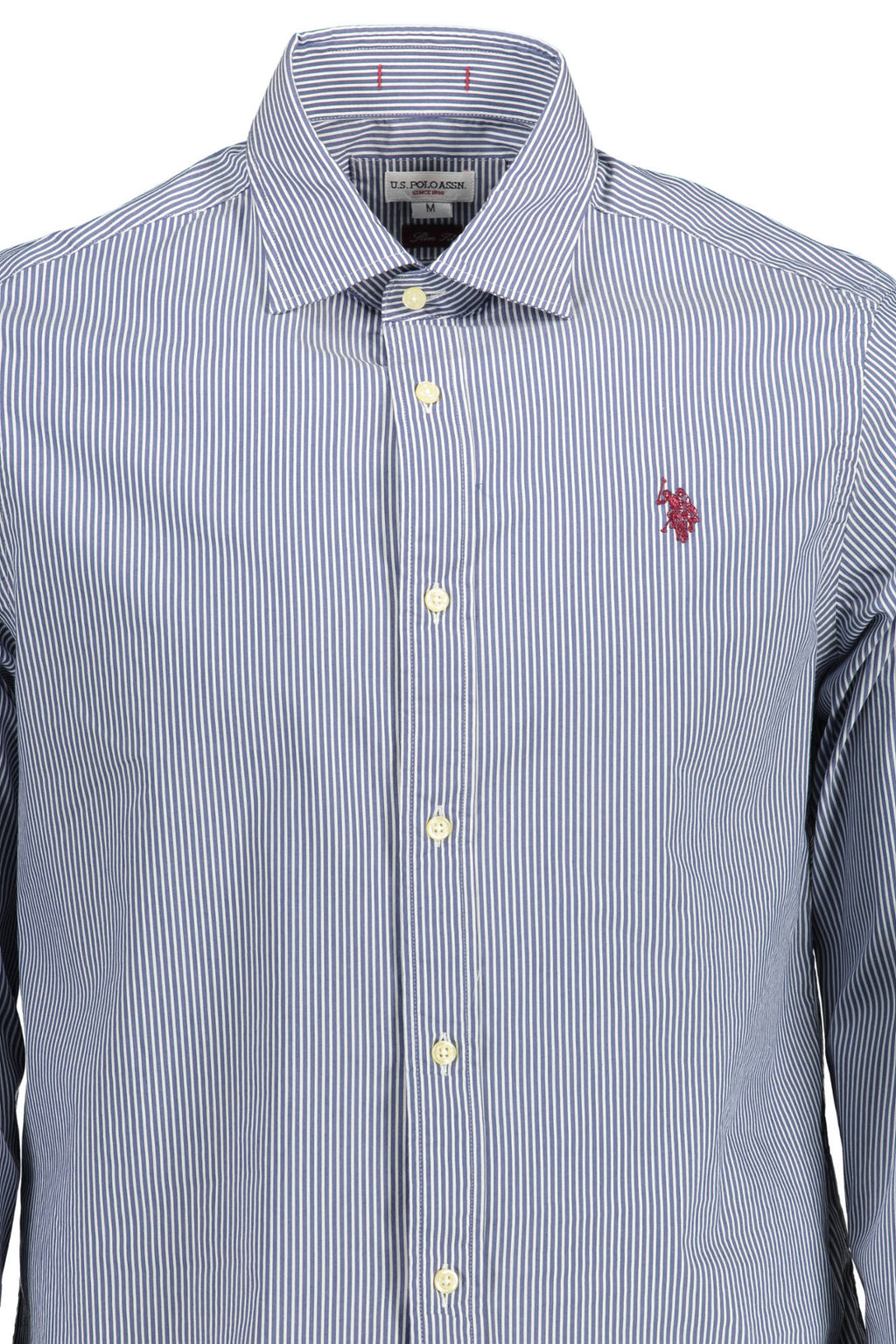 US POLO SHIRT LONG SLEEVE MEN BLUE