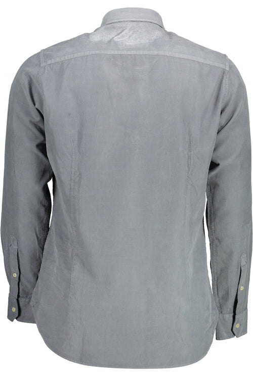 US POLO SHIRT LONG SLEEVE MEN BLUE