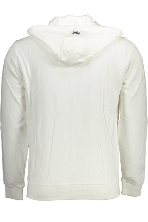 US POLO SWEATSHIRT WITH ZIP WHITE MAN