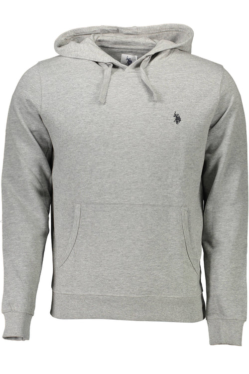 US POLO SWEATSHIRT WITHOUT ZIP MAN GRAY