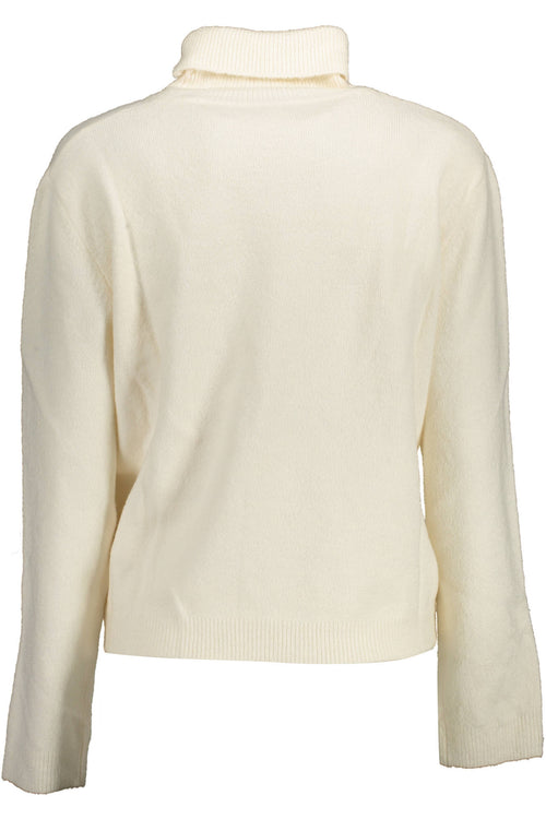 US WHITE WOMEN'S POLO SWEATER