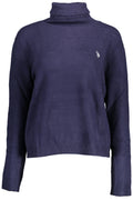 US BLUE WOMEN'S POLO SWEATER