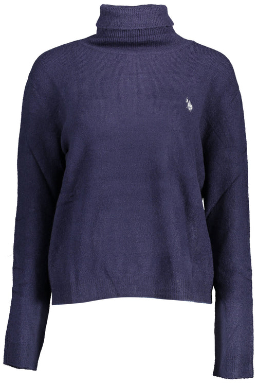 US BLUE WOMEN'S POLO SWEATER
