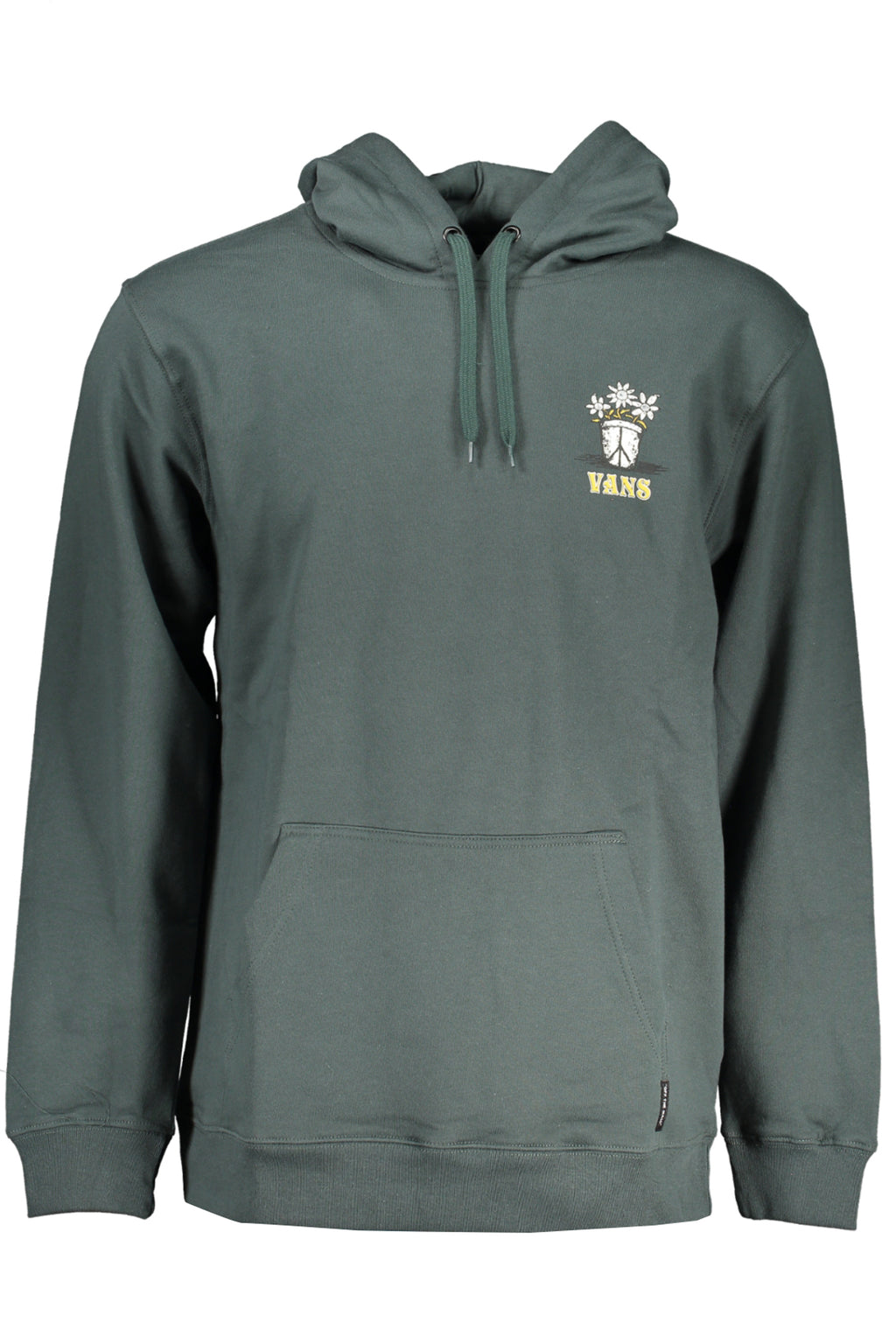 VANS GREEN MEN'S ZIPLESS SWEATSHIRT