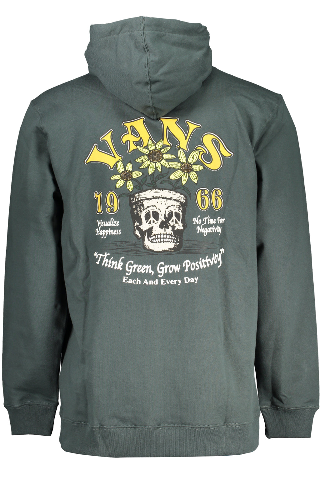 VANS GREEN MEN'S ZIPLESS SWEATSHIRT